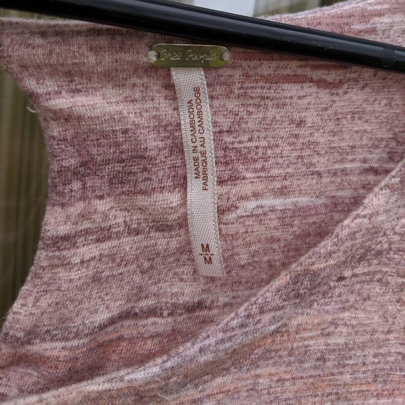 Free People Diamonds Forever Dusty Pink Top - Picture 7 of 7